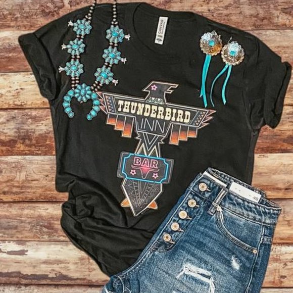 Thunderbird Western Handmade Graphic Tee - Picture 6 of 6